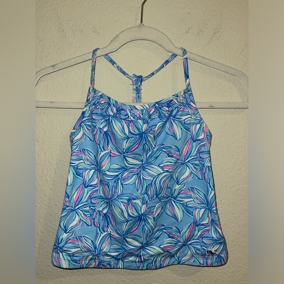 NWOT Vineyard Vines Baby Girl Plumeria Print Tankini 12-18 months - Picture 2 of 6